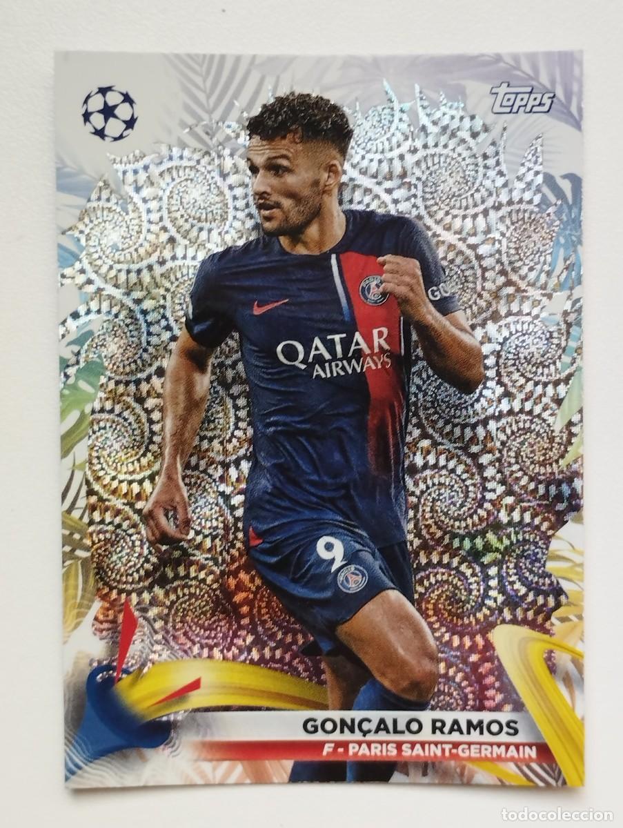 Cromos de f&uacute;tbol: CROMO CARD TOPPS CARNAVAL CHAMPIONS LEAGUE 2023 2024 23 24 GON&Ccedil;ALO RAMOS 50 PSG