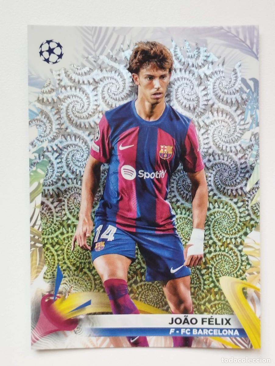 Cromos de f&uacute;tbol: CROMO CARD TOPPS CARNAVAL CHAMPIONS LEAGUE 2023 2024 23 24 JOAO FELIX 49 BARCELONA
