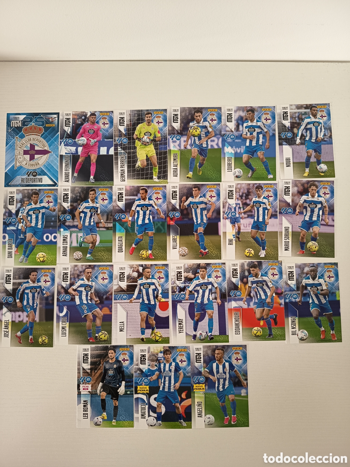 Cromos de f&uacute;tbol: Deportivo de la Coru&ntilde;a megacracks