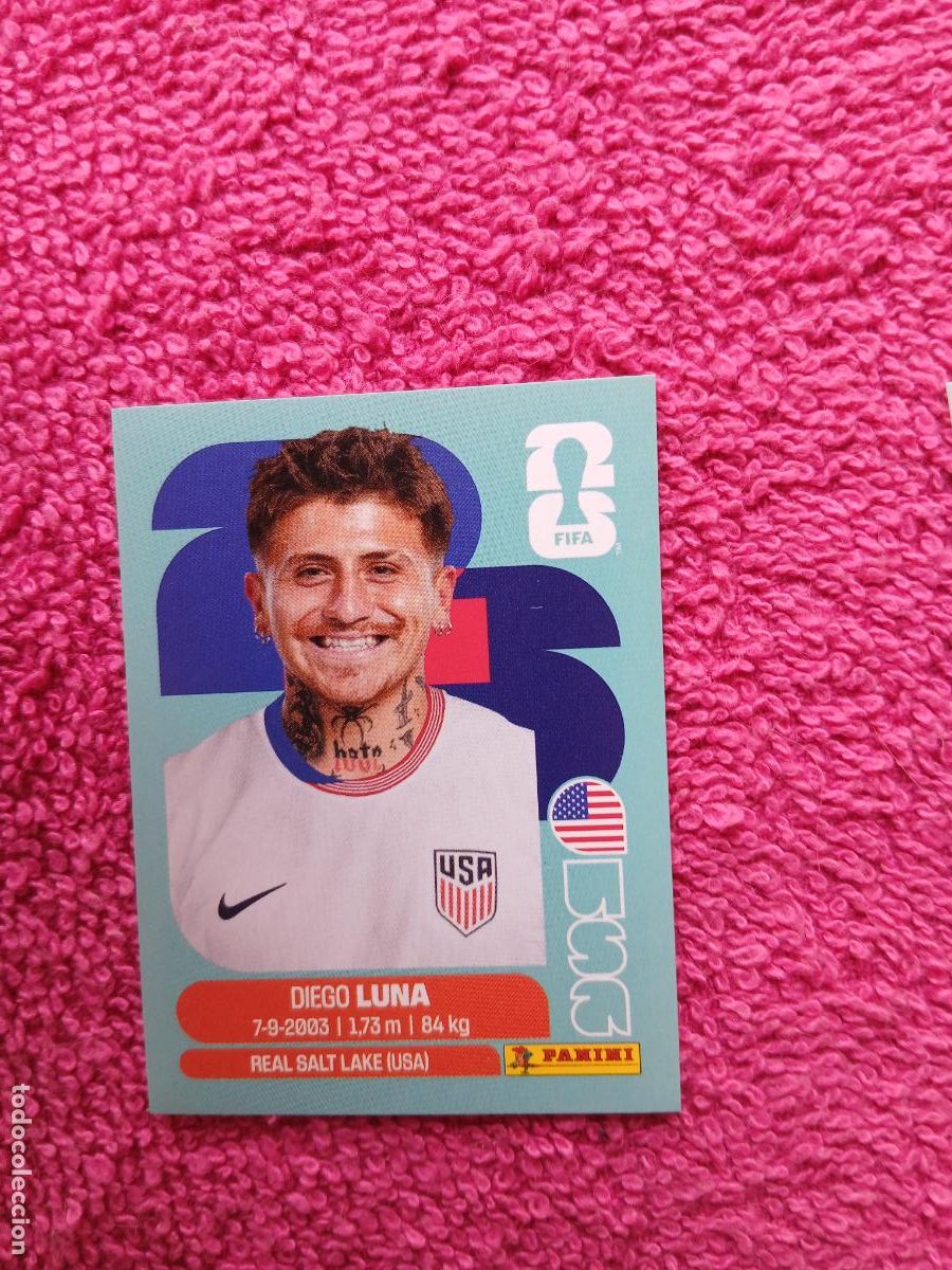 Cromos de f&uacute;tbol: FIFA World Cup 2026 diego luna usa 14 selecci&oacute;n de estados unidos usa14 panini 2026