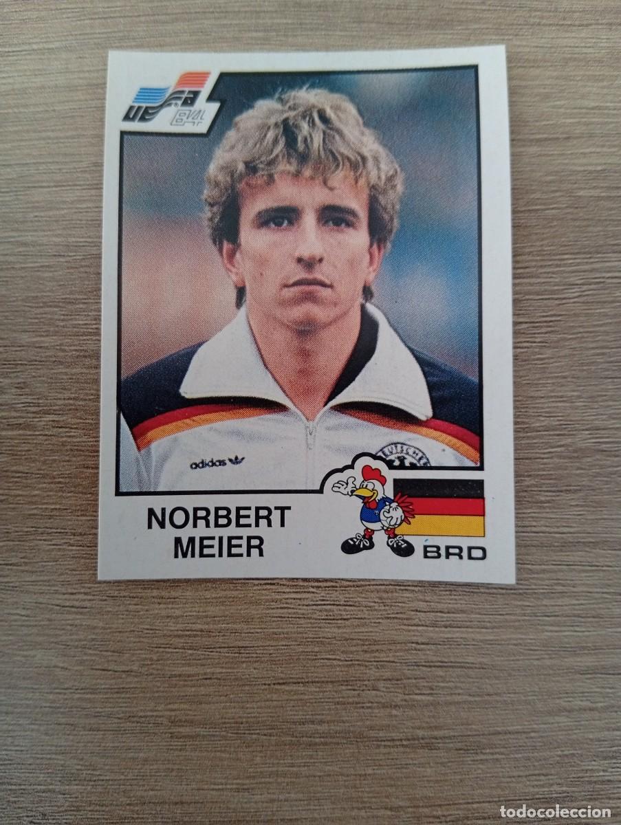 Cromos de f&uacute;tbol: NORBERT MEIER 145 ALEMANIA EUROCOPA 1984 - EURO 84 SIN PEGAR NUNCA PEGADO PANINI