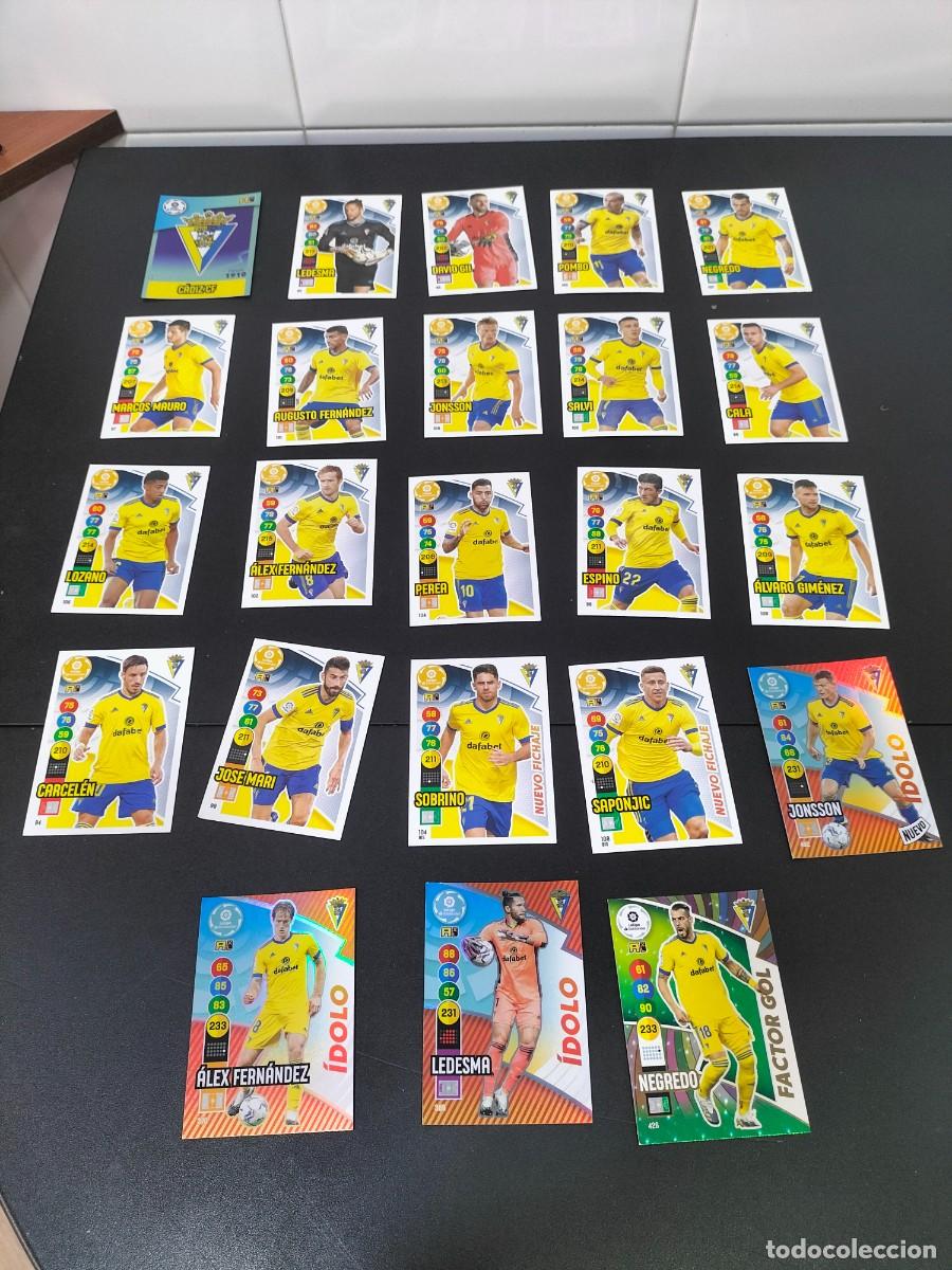 Figurine di Calcio: Lote 23 cromos fichas Adrenalyn 20-21 ( 2020-2021 ) C&aacute;diz C.F ( incluye especiales - fichajes