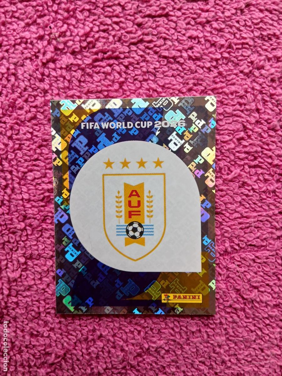 Figurine di Calcio: FIFA World Cup 2026 escudo uru 1 escudo selecci&oacute;n de uruguai uru1 panini 2026