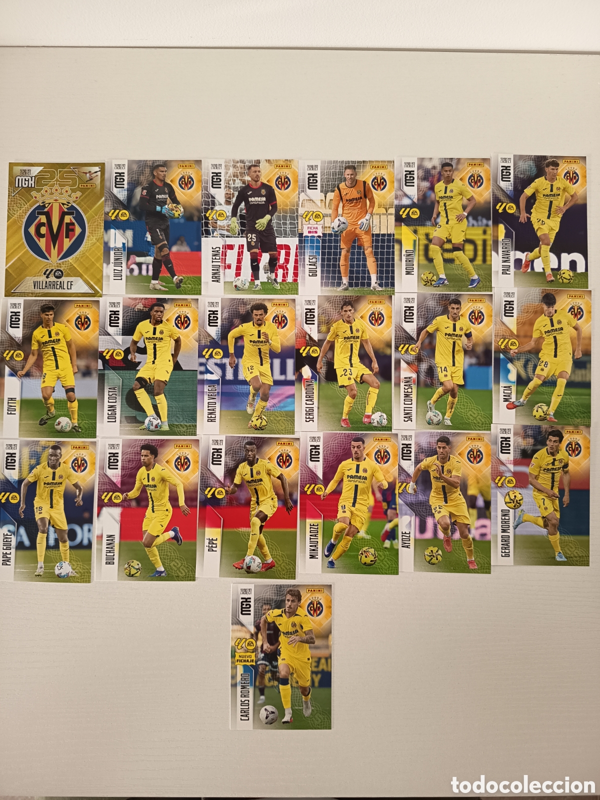 Cartes &agrave; collectionner de Football: Villarreal bases megacracks