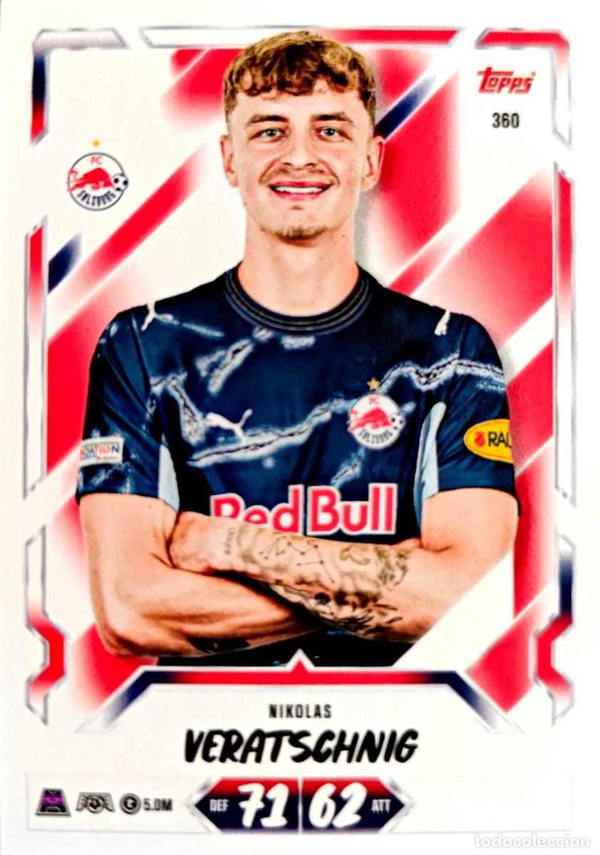 Cromos de f&uacute;tbol: 360 Nikolas Veratschnig - FC Salzubrg - TOPPS Match Attax 2026 2027 26 27