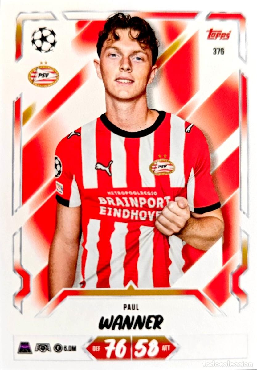 Cromos de f&uacute;tbol: 376 Paul Wanner - PSV Eindhoven - TOPPS Match Attax 2026 2027 26 27
