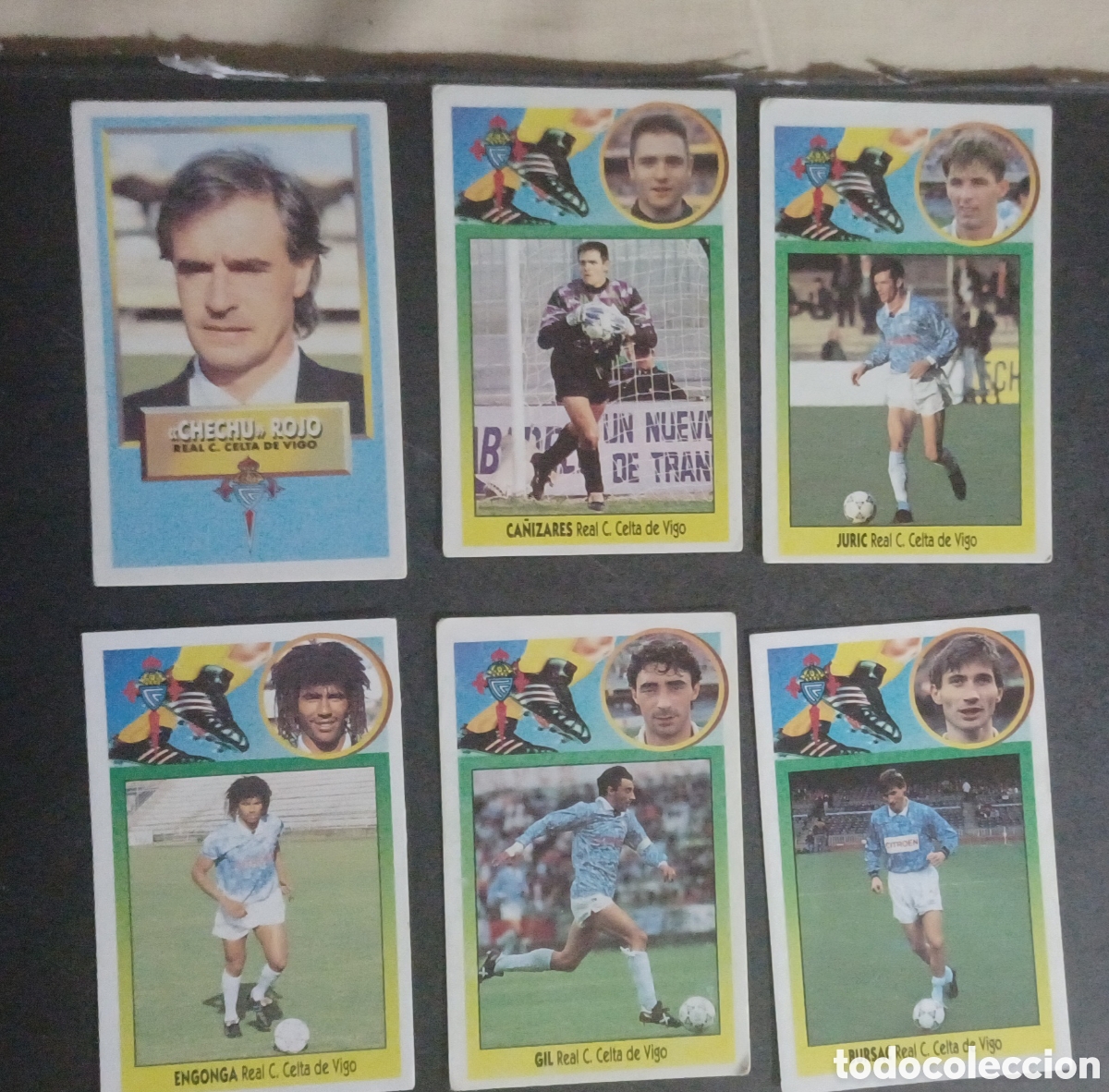 Cartes &agrave; collectionner de Football: LOTE 6 CROMOS DE CARTON CELTA DE VIGO EDICIONES ESTE LIGA 93 94 ESPA&Ntilde;A FUTBOL