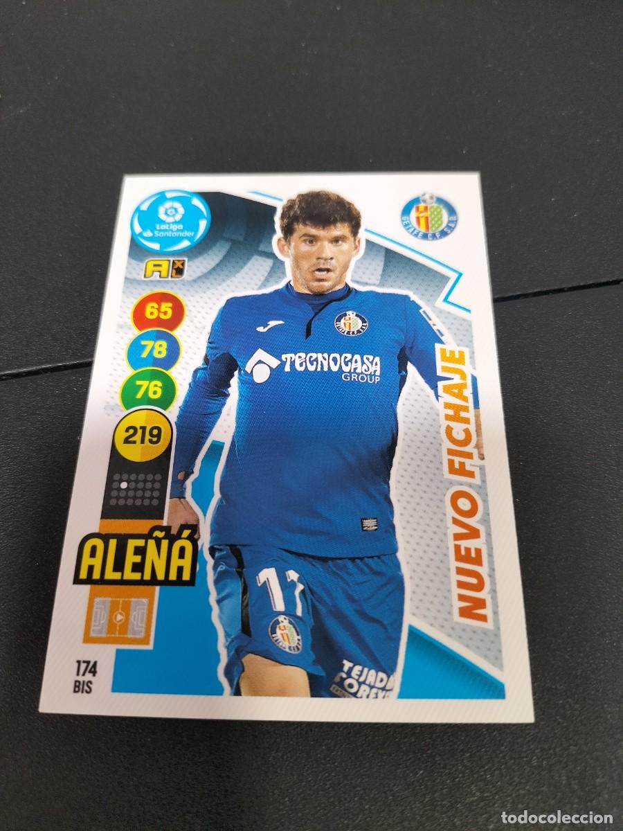 Cromos de f&uacute;tbol: 1 CROMO FICHA PANINI ADRENALYN TEMPORADA 18-19 2018-2019 GETAFE C.F 174 bis ALE&Ntilde;A - NUEVO FICHAJE