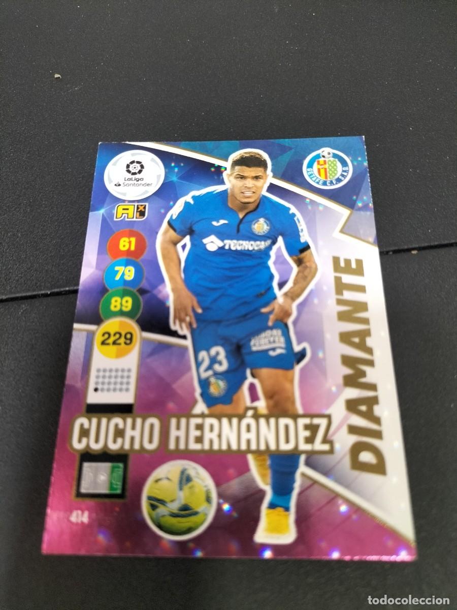 Cromos de f&uacute;tbol: 1 CROMO FICHA PANINI ADRENALYN TEMPORADA 18-19 2018-2019 GETAFE C.F 414 CUCHO HERN&Aacute;NDEZ ( DIAMANTE
