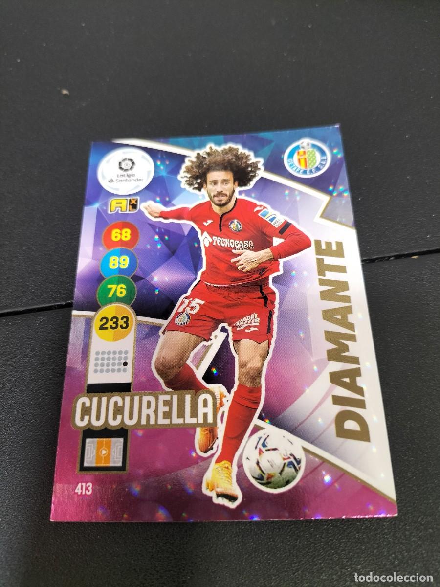 Cromos de f&uacute;tbol: 1 CROMO FICHA PANINI ADRENALYN TEMPORADA 18-19 2018-2019 GETAFE C.F 413 CUCURELLA ( DIAMANTE