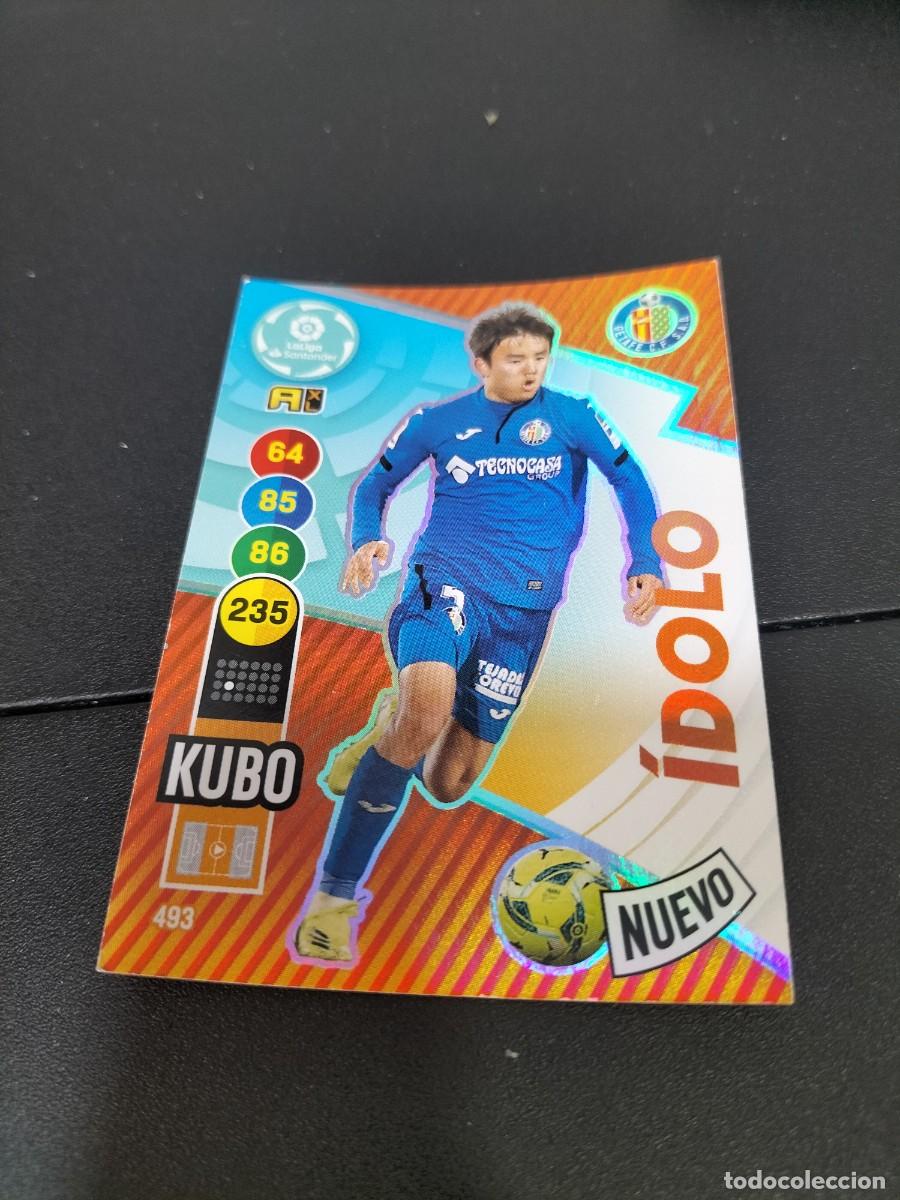 Cromos de f&uacute;tbol: 1 CROMO FICHA PANINI ADRENALYN TEMPORADA 18-19 2018-2019 GETAFE C.F 493 KUBO ( idolo