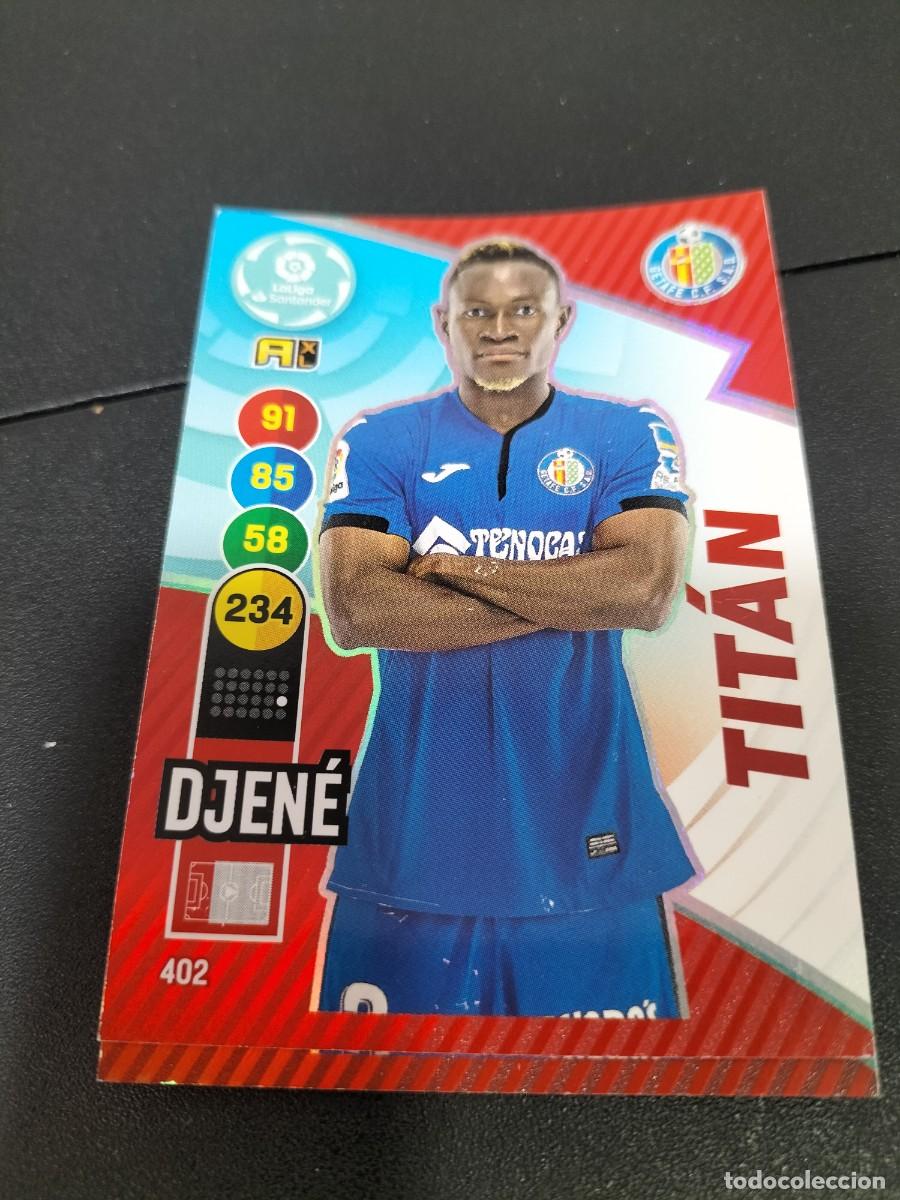 Cromos de f&uacute;tbol: 1 CROMO FICHA PANINI ADRENALYN TEMPORADA 18-19 2018-2019 GETAFE C.F 402 ( DJENE ( TIT&Aacute;N