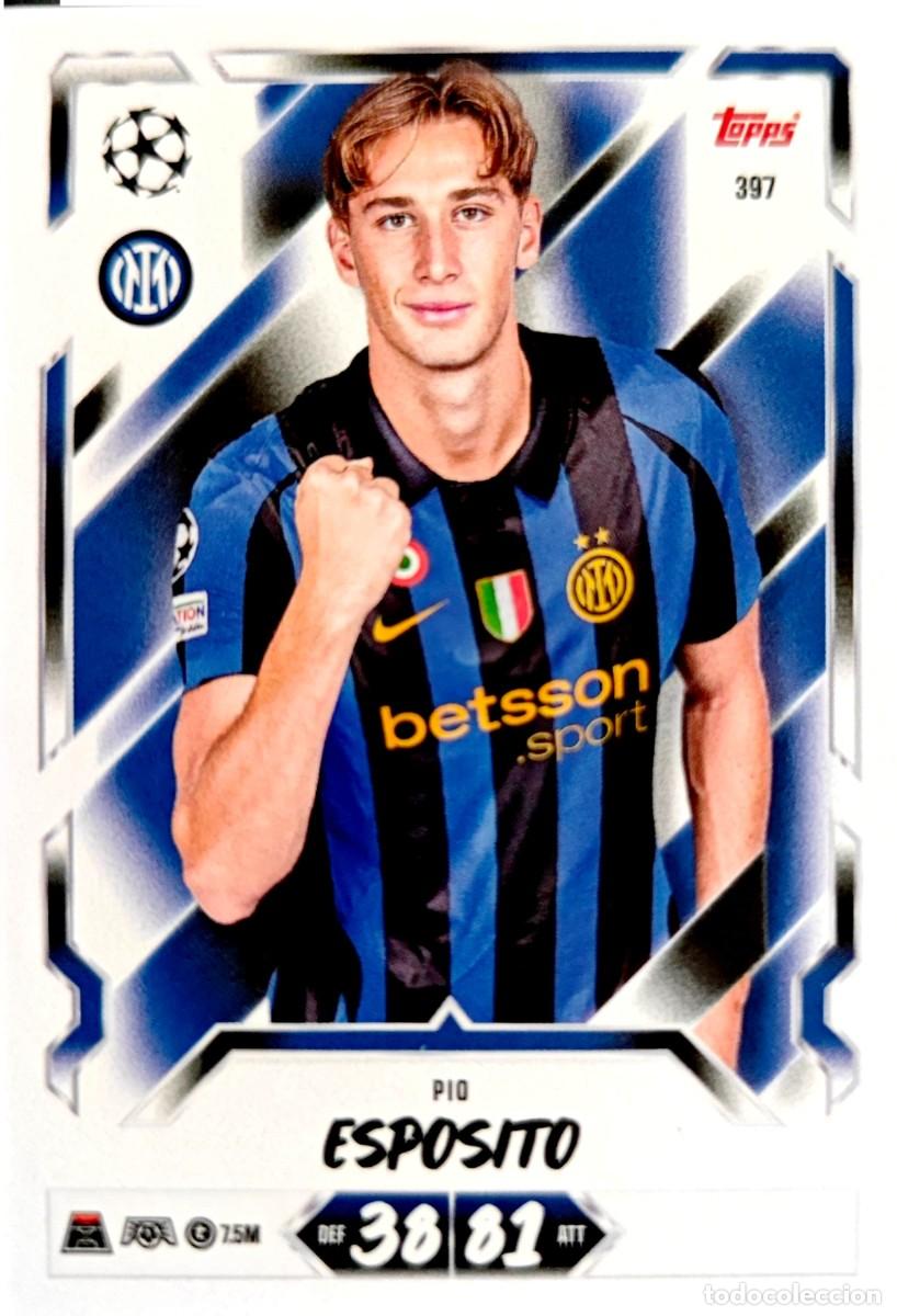 Football Stickers: 397 Pio Esposito - FC Inter de Milan - TOPPS Match Attax 2026 2027 26 27