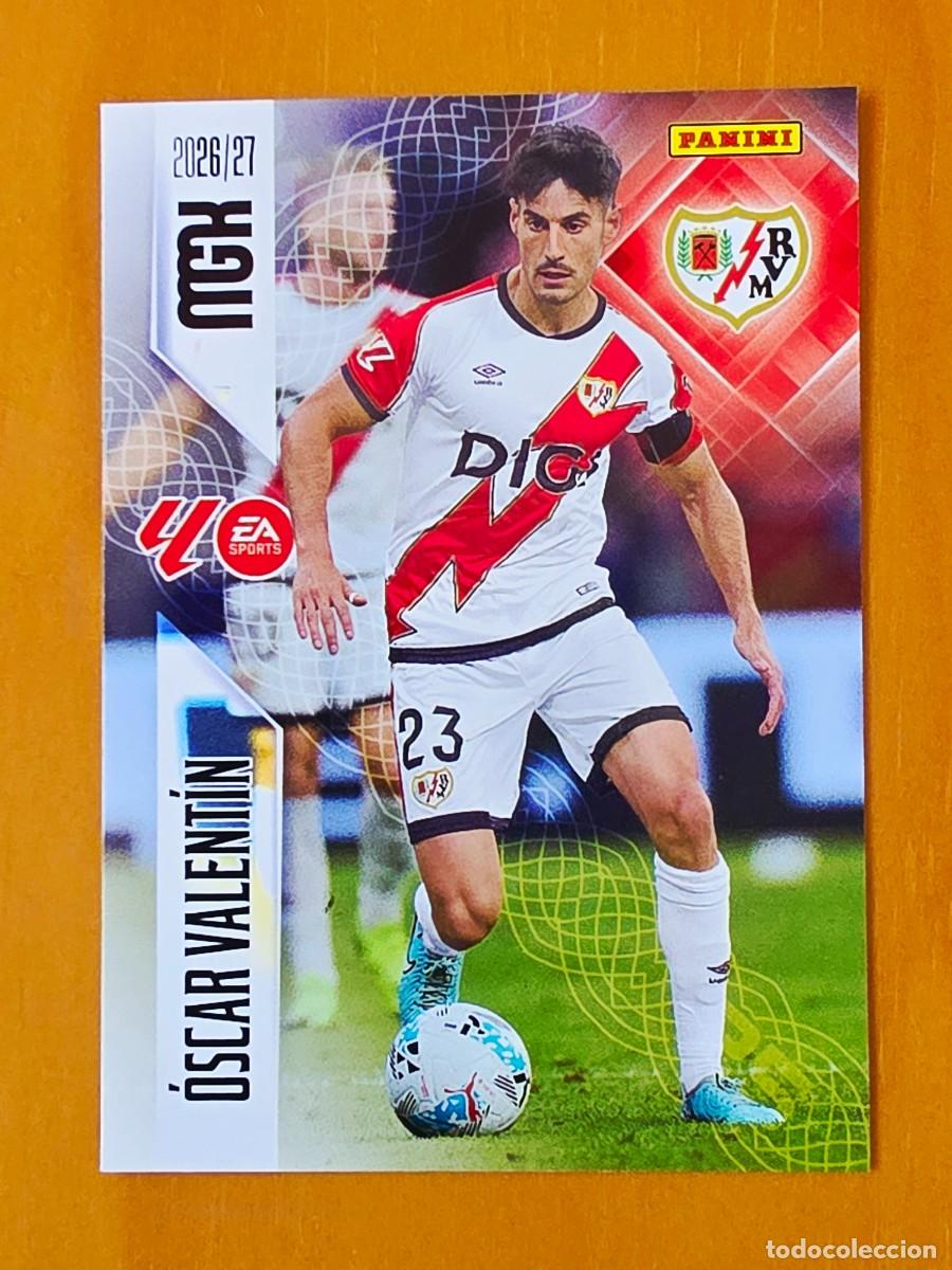 Cromos de Futebol: 300 &Oacute;scar Valent&iacute;n, Rayo Vallecano, Panini Megacracks MGK 2026 2027 26 27