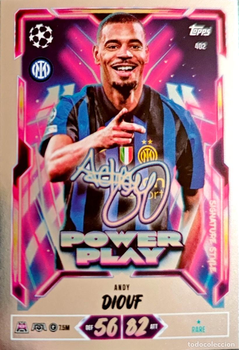 Cromos de f&uacute;tbol: 402 Andy Diouf - FC Inter de Milan - POWER PLAY - TOPPS Match Attax 2026 2027 26 27