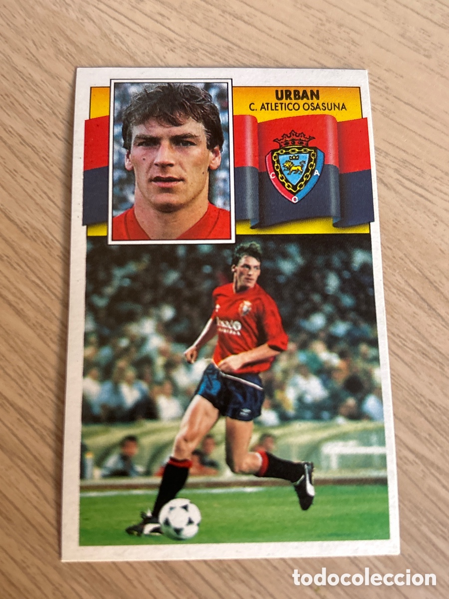 Cromos de f&uacute;tbol: URBAN OSASUNA LIGA ESTE 1990 1991 90 91 NUNCA PEGADO SIN PEGAR