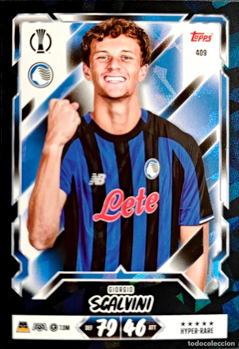 Football Stickers: 409 Giorgio Scalvini - Atalanta BC - NEGRO - HYPER RARE - TOPPS Match Attax 2026 2027 26 27