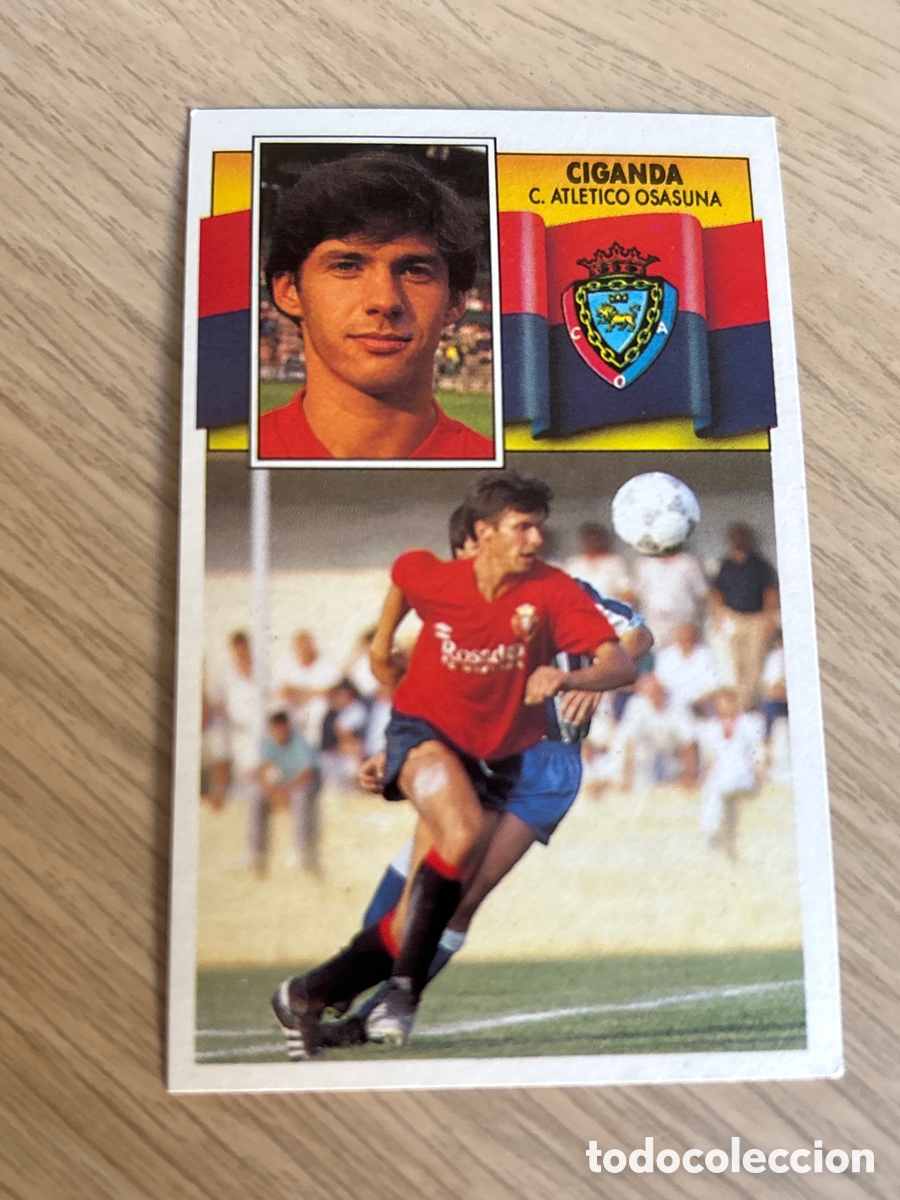 Cromos de f&uacute;tbol: CIGANDA OSASUNA LIGA ESTE 1990 1991 90 91 NUNCA PEGADO SIN PEGAR
