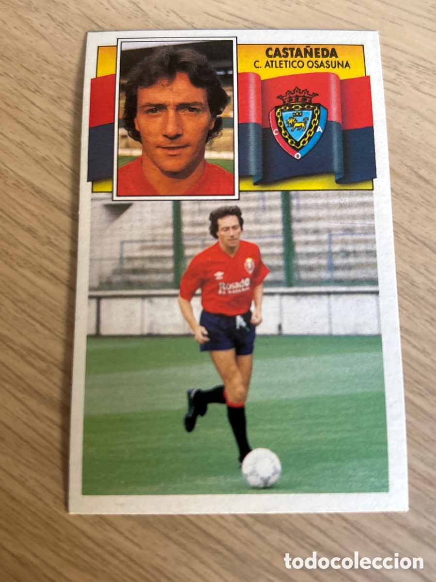 Cromos de f&uacute;tbol: CASTA&Ntilde;EDA OSASUNA LIGA ESTE 1990 1991 90 91 NUNCA PEGADO SIN PEGAR