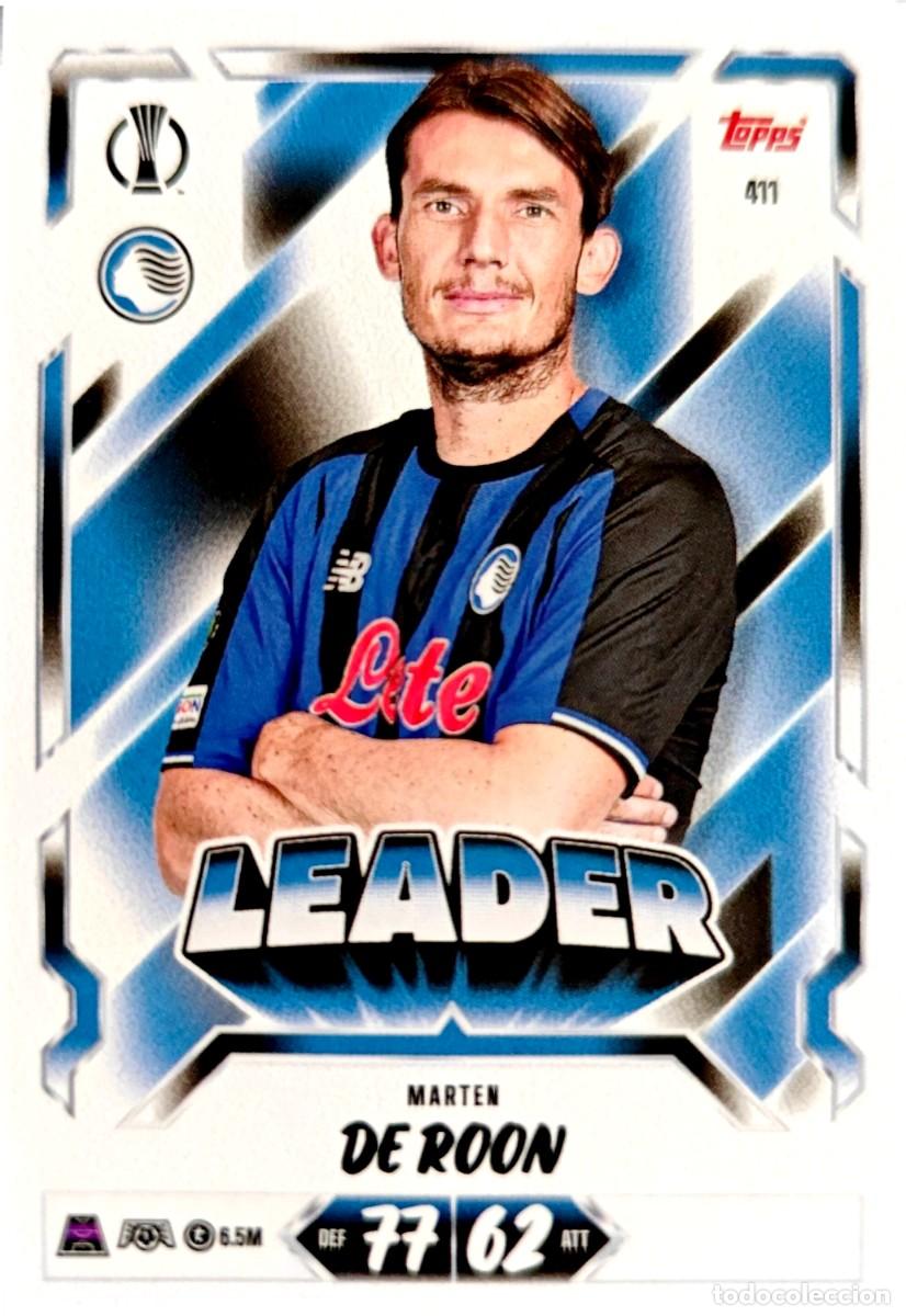 Football Stickers: 411 Marten de Roon - Atalanta BC - LEADER - TOPPS Match Attax 2026 2027 26 27