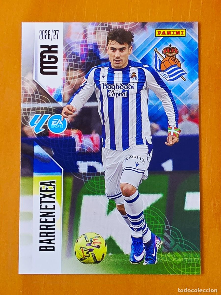 Cromos de f&uacute;tbol: 321 Ander Barrenetxea, Real Sociedad, Panini Megacracks MGK 2026 2027 26 27