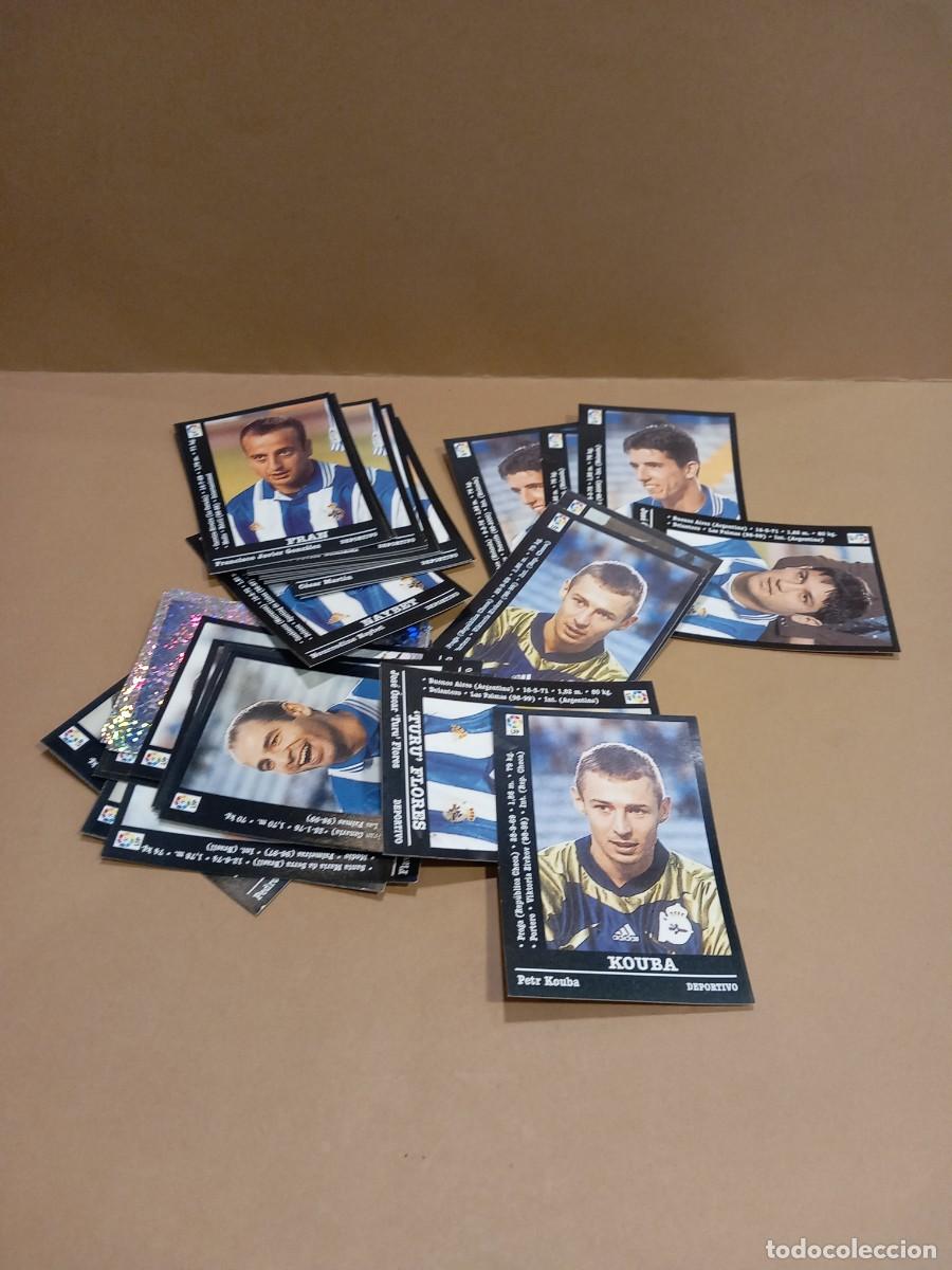 Football Stickers: DEPORTIVO DE A CORU&Ntilde;A LOTE DE 35 CROMOS DE F&Uacute;TBOL 2000-2001 NUNCA PEGADOS PANINI /COMPRA MIN&Iacute;MA 5 &euro;