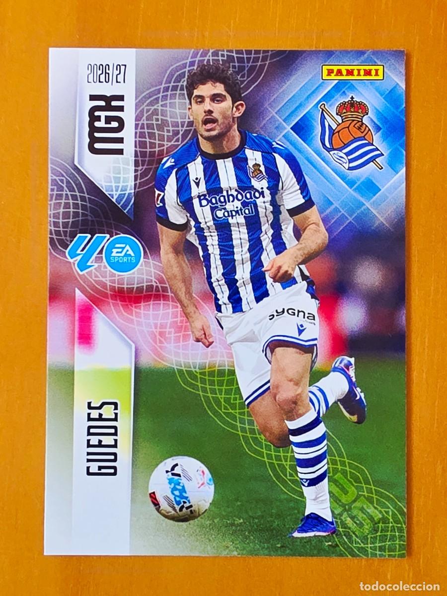 Cromos de f&uacute;tbol: 322 Gon&ccedil;alo Guedes, Real Sociedad, Panini Megacracks MGK 2026 2027 26 27