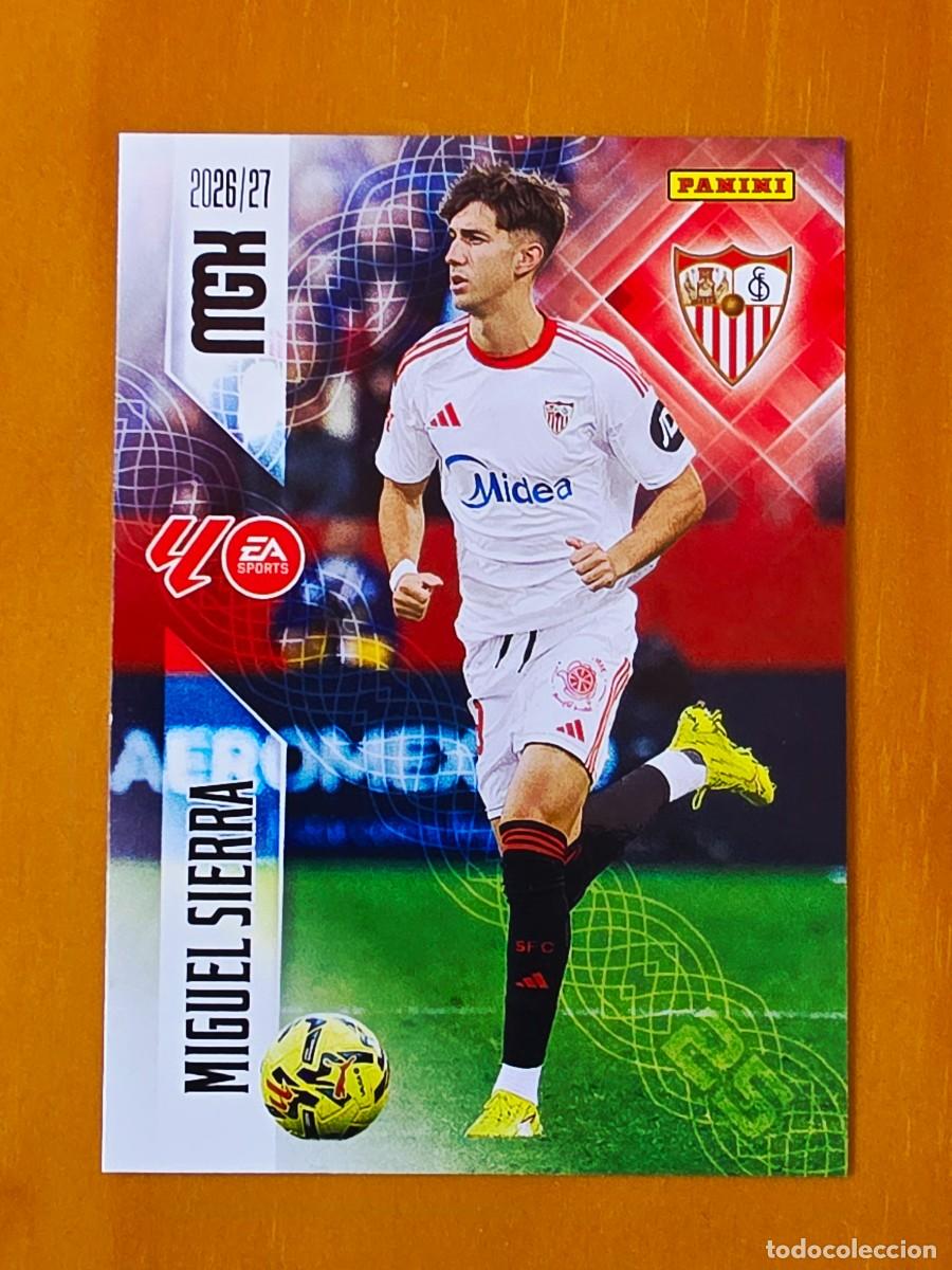 Cromos de f&uacute;tbol: 338 Miguel Sierra, Sevilla FC, Panini Megacracks MGK 2026 2027 26 27