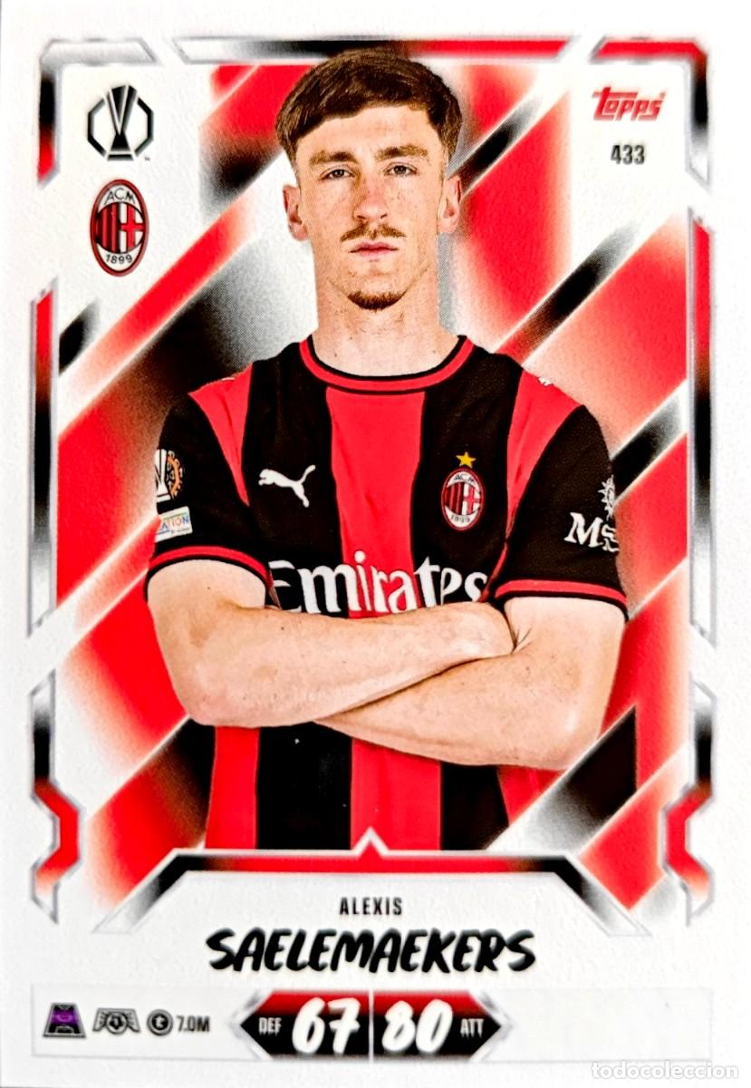 Cromos de f&uacute;tbol: 433 Alexis Saelemaekers - AC Milan - TOPPS Match Attax 2026 2027 26 27