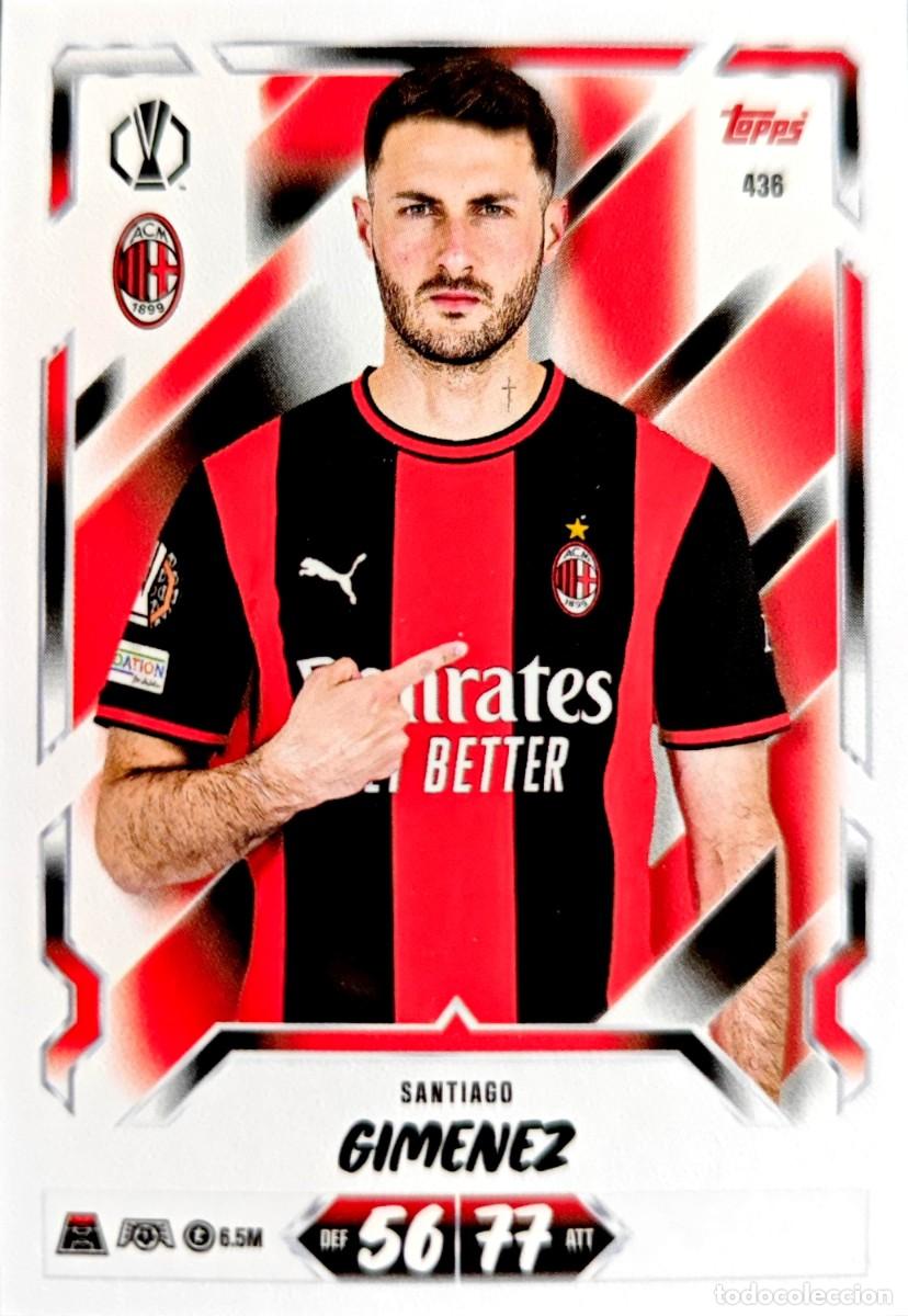 Cromos de f&uacute;tbol: 436 Santiago Gimenez - AC Milan - TOPPS Match Attax 2026 2027 26 27