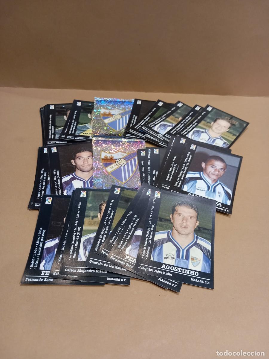Cromos de f&uacute;tbol: M&Aacute;LAGA C.F. LOTE DE 43 CROMOS DE F&Uacute;TBOL 2000-2001 NUNCA PEGADOS PANINI /COMPRA MIN&Iacute;MA 5 &euro;