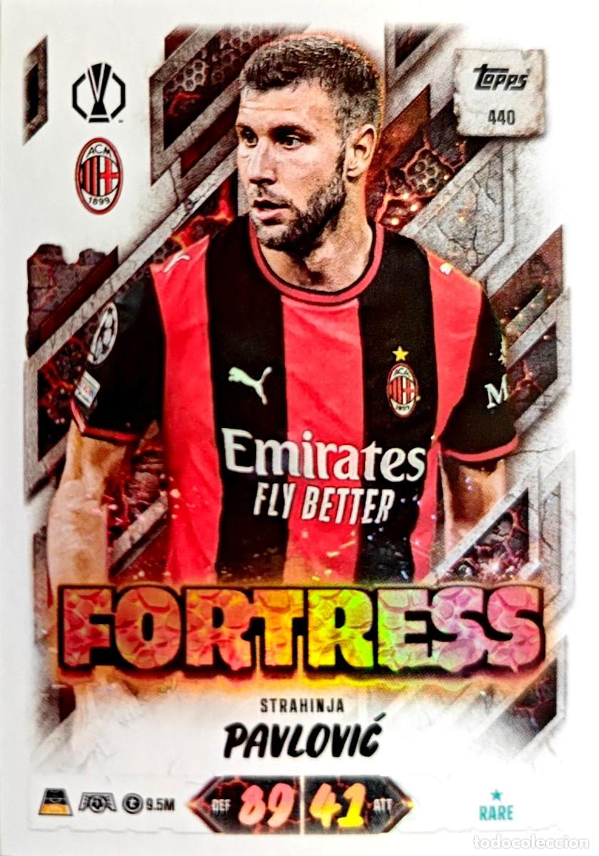 Cromos de f&uacute;tbol: 440 Strahinja Pavlovic - AC Milan - FORTRESS - TOPPS Match Attax 2026 2027 26 27