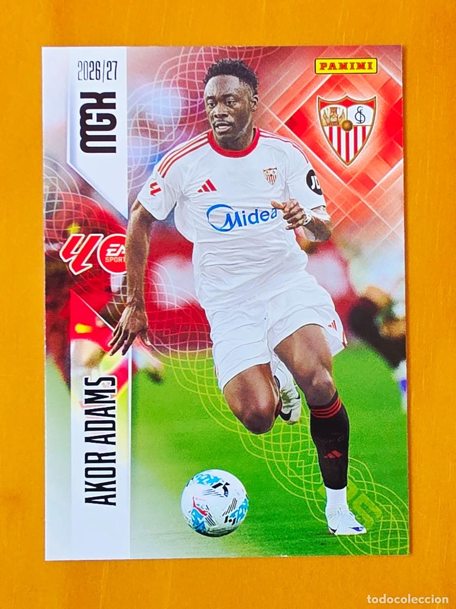 Cromos de f&uacute;tbol: 341 Akor Adams, Sevilla FC, Panini Megacracks MGK 2026 2027 26 27