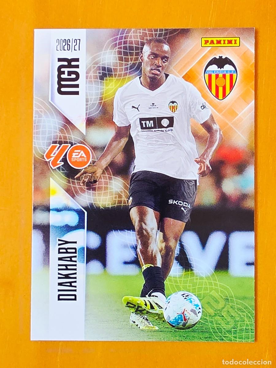 Cromos de f&uacute;tbol: 347 Mouktar Diakhaby, Valencia CF, Panini Megacracks MGK 2026 2027 26 27