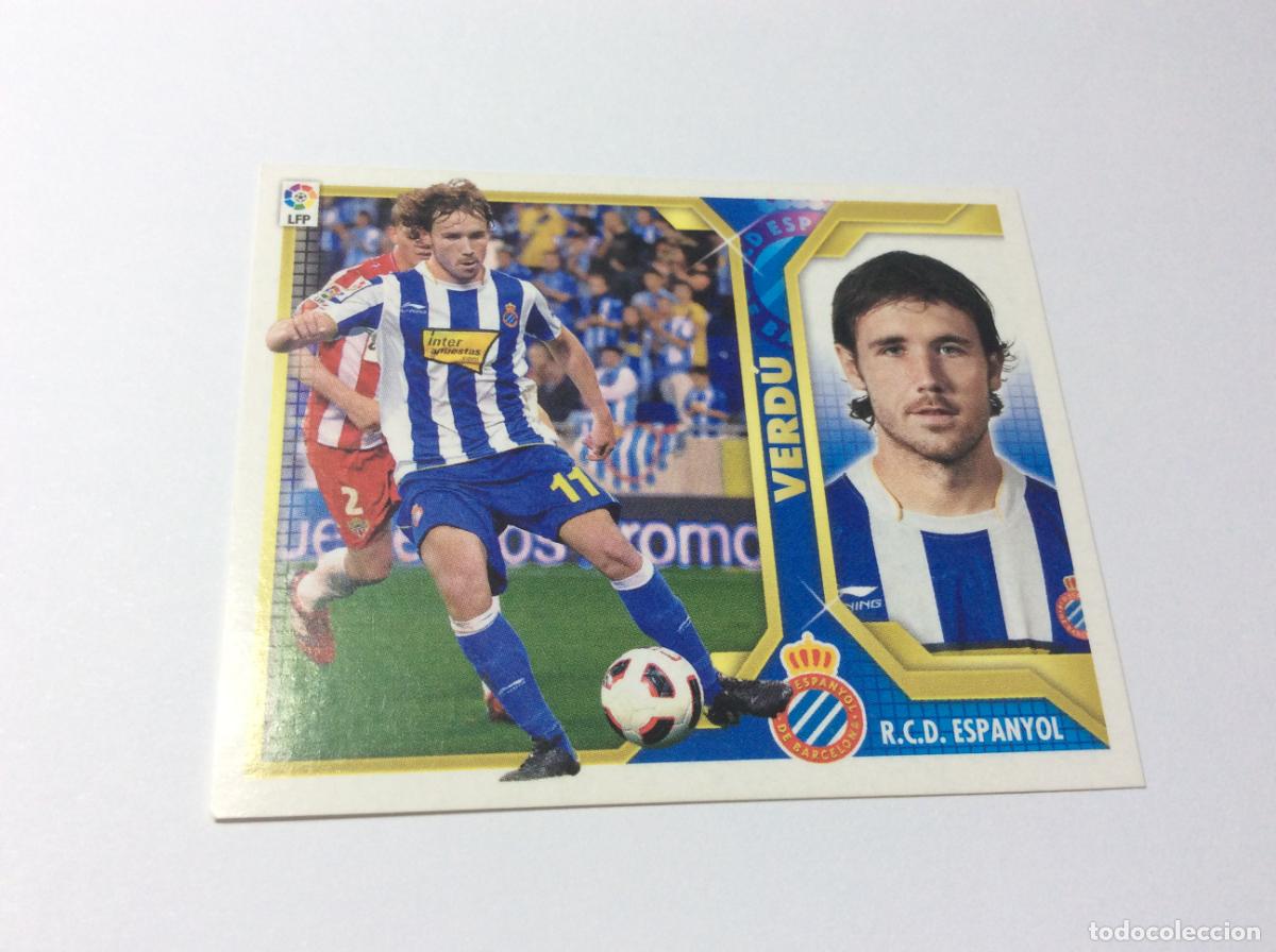 Cromos de f&uacute;tbol: Verd&uacute; RCD Espa&ntilde;ol Espanyol Este 2011 2012 11 12 Panini