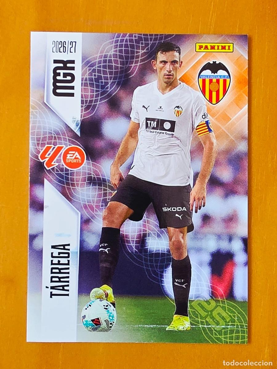 Cromos de f&uacute;tbol: 348 C&eacute;sar T&aacute;rrega, Valencia CF, Panini Megacracks MGK 2026 2027 26 27