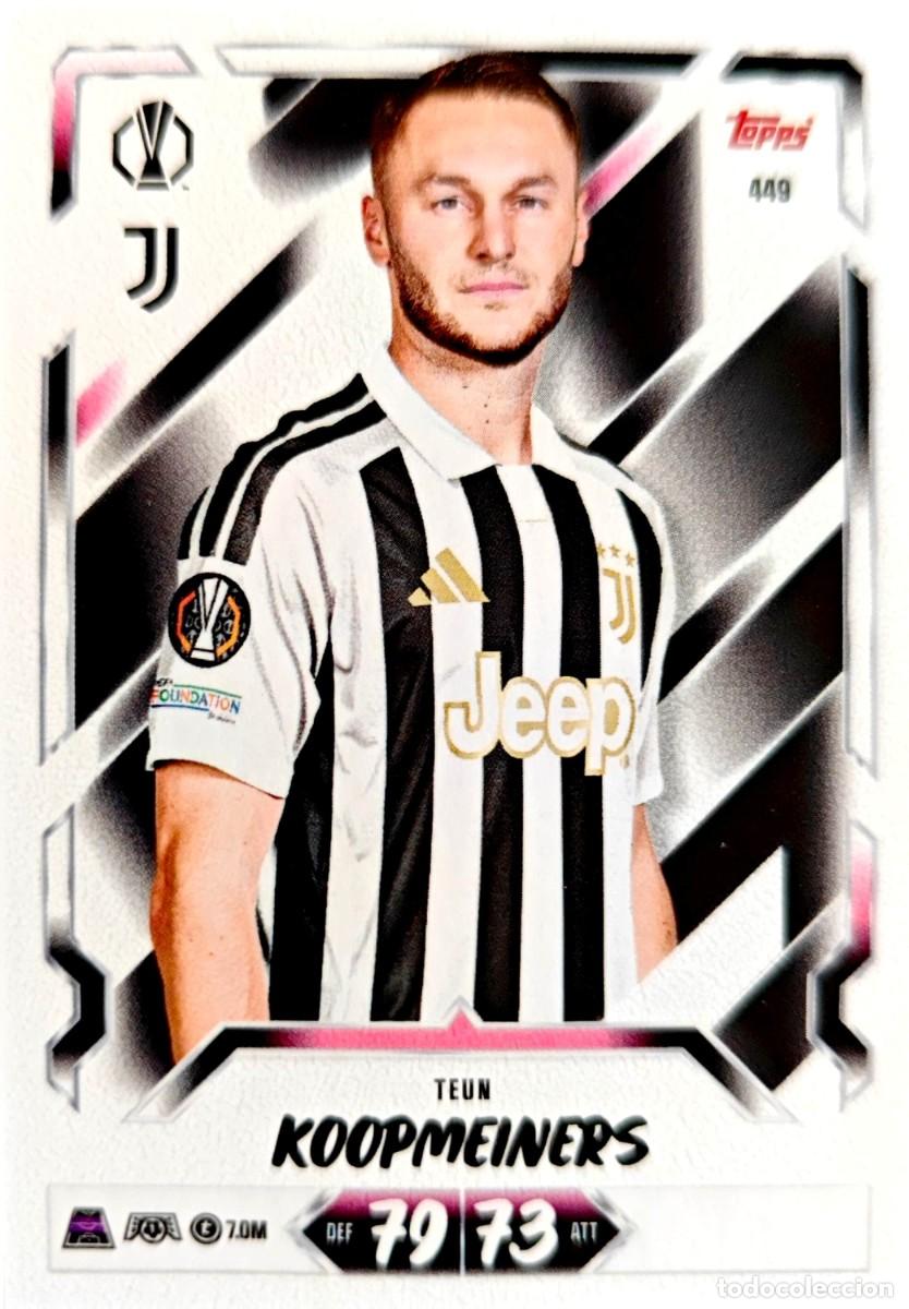Cromos de f&uacute;tbol: 449 Teun Koopmeiners - Juventus - TOPPS Match Attax 2026 2027 26 27
