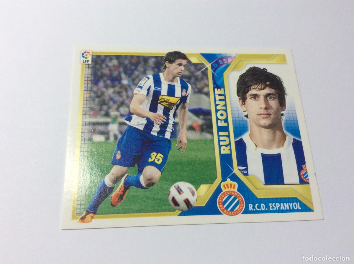 Cromos de f&uacute;tbol: Rui Fonte RCD Espa&ntilde;ol Espanyol Este 2011 2012 11 12 Panini