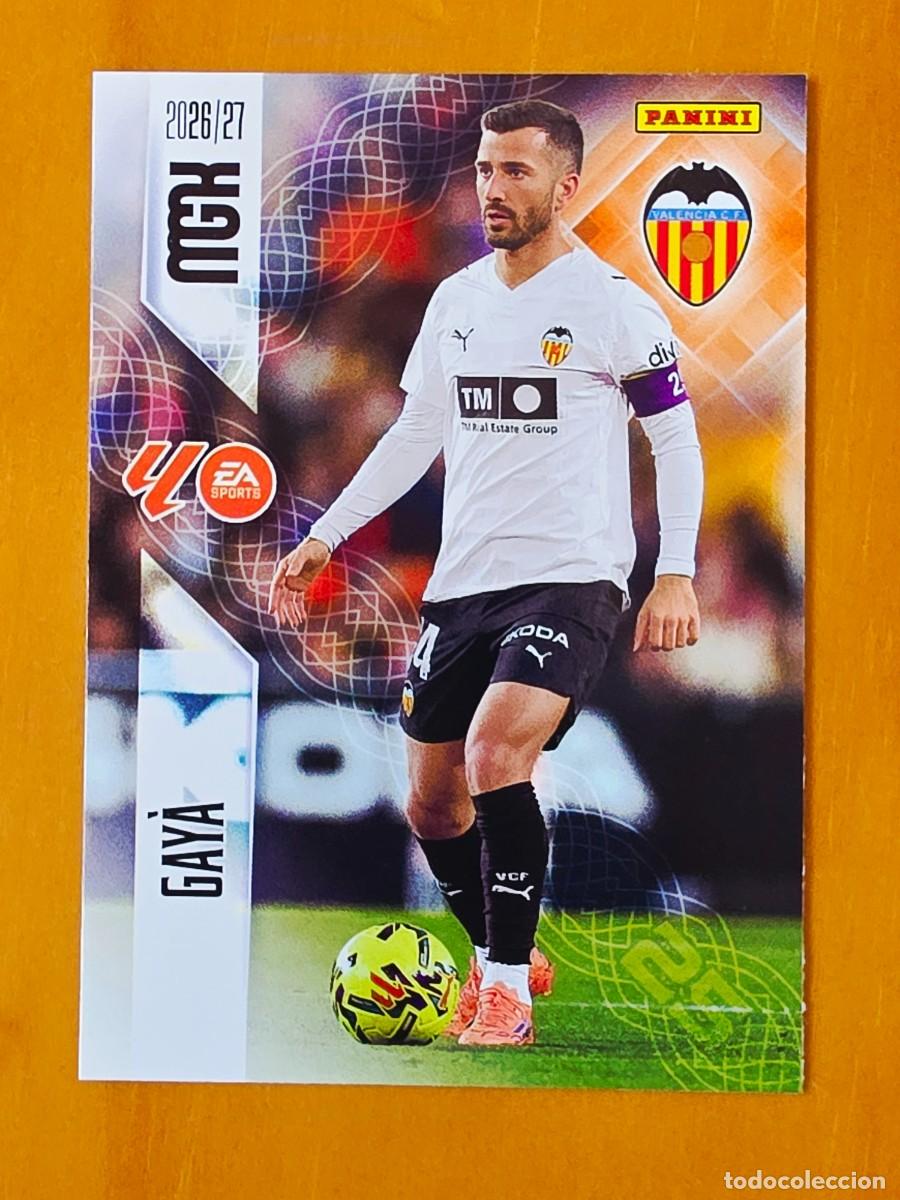 Cromos de f&uacute;tbol: 351 Jos&eacute; Luis Gay&aacute;, Valencia CF, Panini Megacracks MGK 2026 2027 26 27