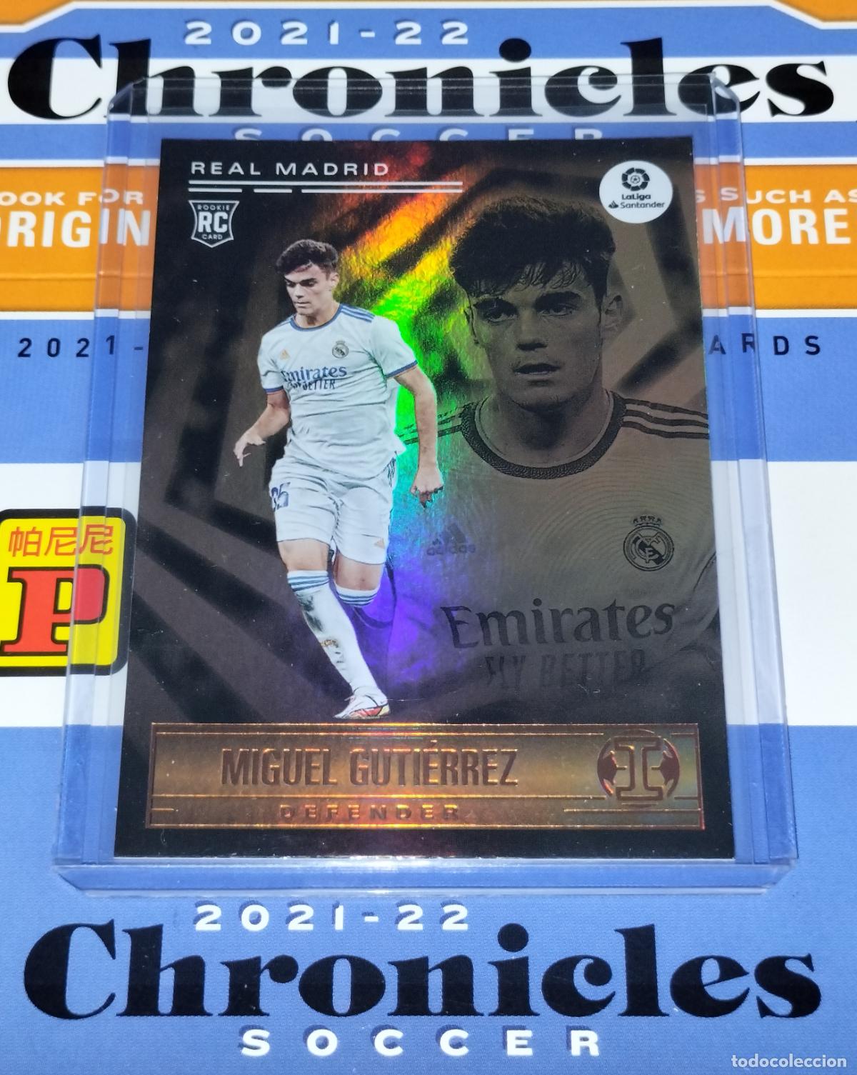 Cartes &agrave; collectionner de Football: N&ordm; 194 MIGUEL GUTIERREZ RC REAL MADRID CHRONICLES ILLUSIONS LA LIGA SOCCER 2021 2022 21 22 PANINI