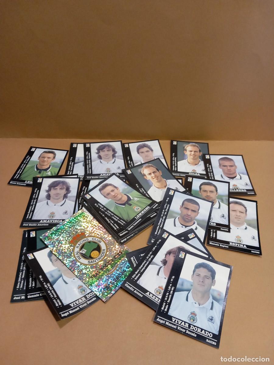 Cromos de f&uacute;tbol: RACING SANTANDER LOTE DE 51 CROMOS DE F&Uacute;TBOL 2000-2001 NUNCA PEGADOS PANINI /COMPRA MIN&Iacute;MA 5 &euro;