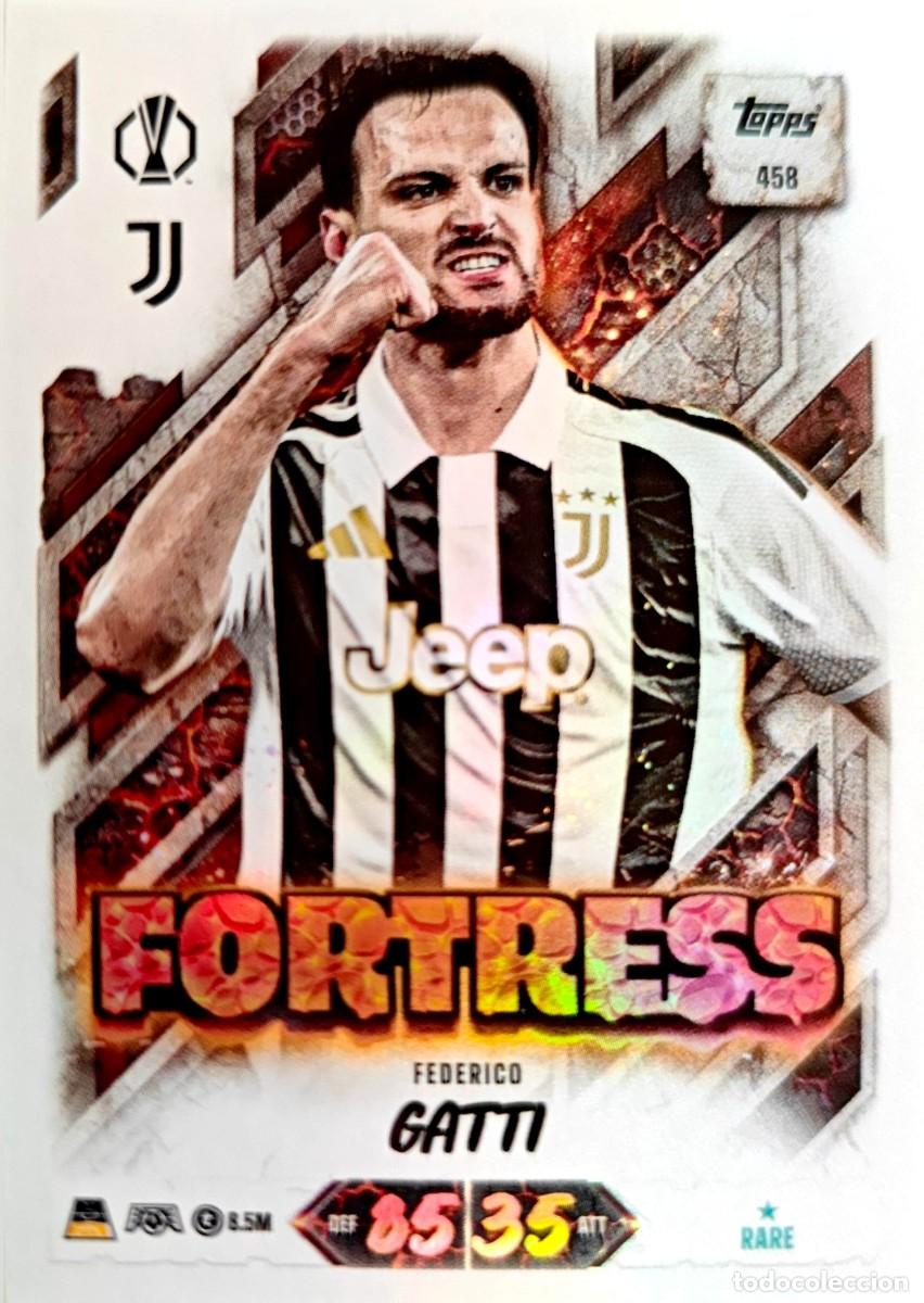 Cromos de f&uacute;tbol: 458 Federico Gatti - Juventus - FORTRESS - TOPPS Match Attax 2026 2027 26 27