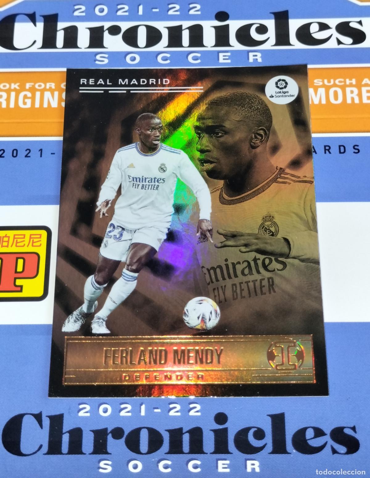 Cromos de f&uacute;tbol: N&ordm; 196 FERLAND MENDY REAL MADRID CARD CHRONICLES ILLUSIONS LA LIGA SOCCER 2021 2022 21 22 PANINI