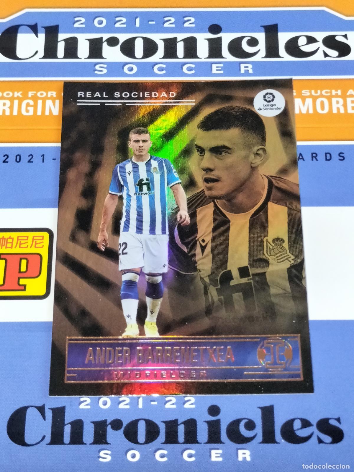 Cromos de f&uacute;tbol: N&ordm; 197 ANDER BARRENETXEA REAL SOCIEDAD CHRONICLES ILLUSIONS LA LIGA SOCCER 2021 2022 21 22 PANINI