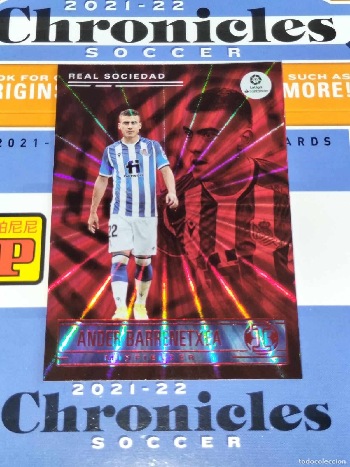 Cromos de f&uacute;tbol: N&ordm; 197 ANDER BARRENETXEA REAL SOCIEDAD CHRONICLES ILLUSIONS LA LIGA SOCCER 2021 2022 21 22 PANINI