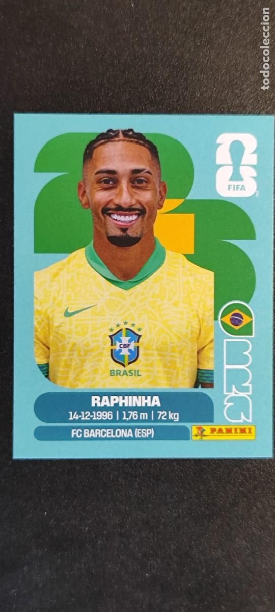 Cromos de f&uacute;tbol: FIFA WORLD CUP 2026 STICKER RAPHINHA BRASIL # BRA19 PANINI