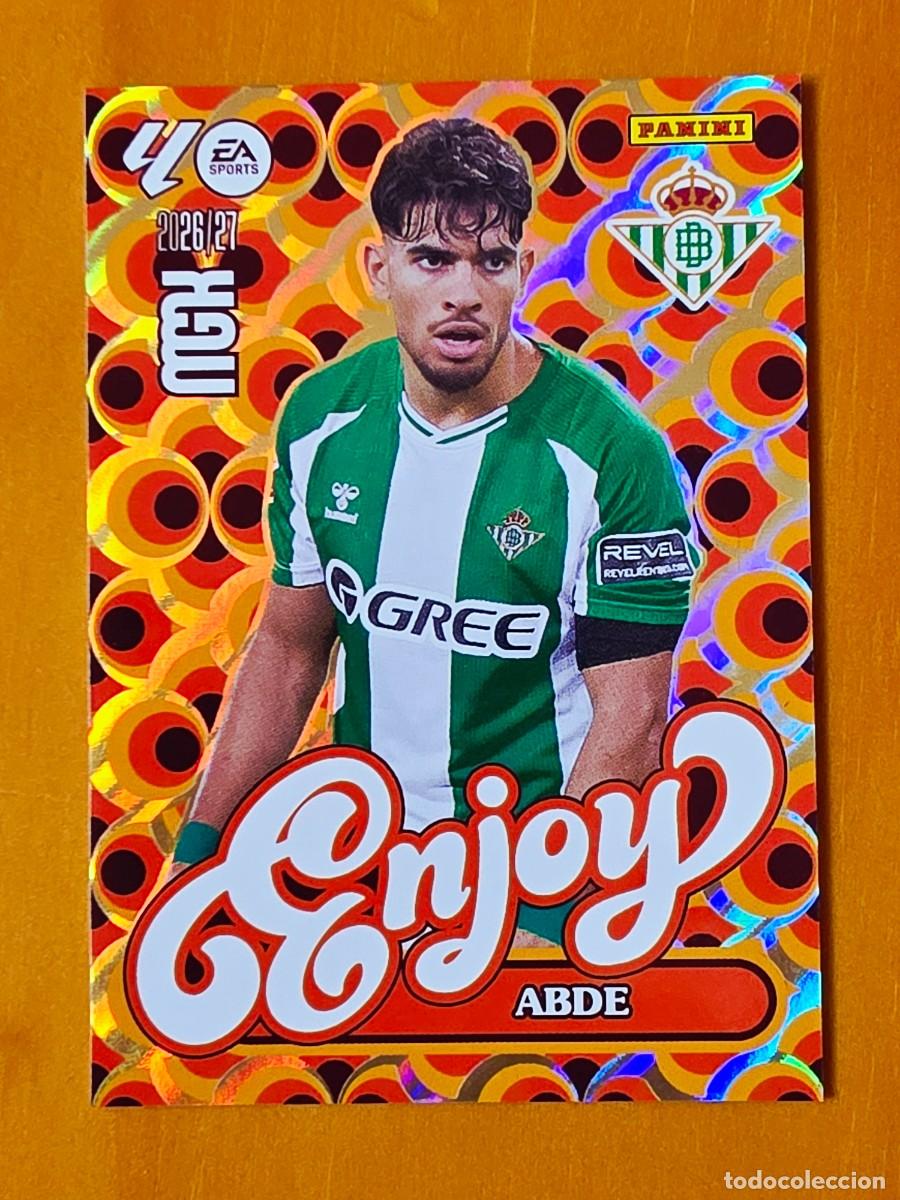 Cromos de f&uacute;tbol: 379 Ez Abde, Real Betis, Enjoy, Panini Megacracks MGK 2026 2027 26 27