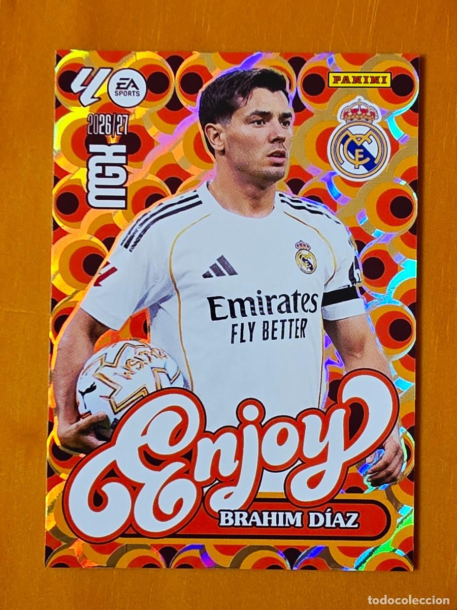Cromos de f&uacute;tbol: 380 Brah&iacute;m D&iacute;az, Real Madrid, Enjoy, Panini Megacracks MGK 2026 2027 26 27