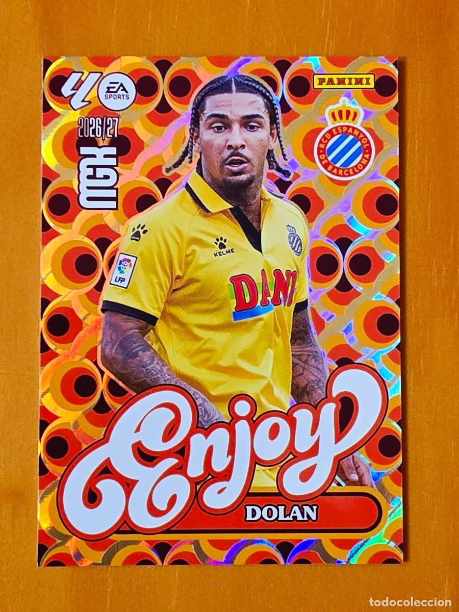 Cromos de f&uacute;tbol: 382 Tyrhys Dolan, RCD Espanyol, Enjoy, Panini Megacracks MGK 2026 2027 26 27