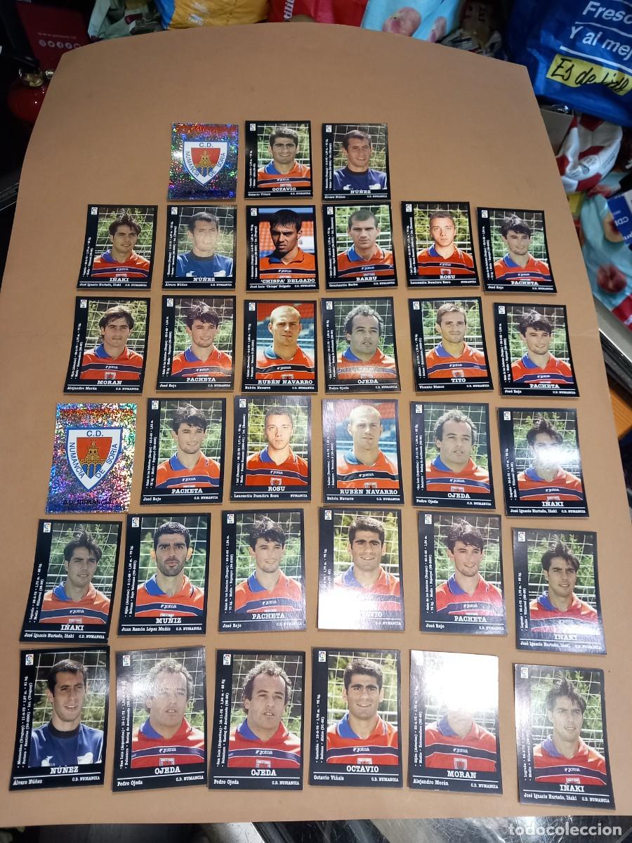 Cromos de f&uacute;tbol: C.D. NUMANCIA LOTE DE 32 CROMOS DE F&Uacute;TBOL 2000-2001 NUNCA PEGADOS PANINI /COMPRA MIN&Iacute;MA 5 &euro;